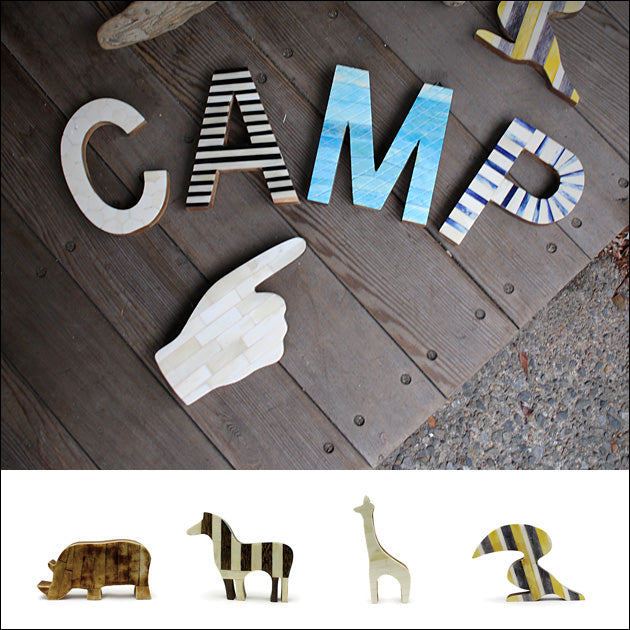 BONE OBJECT (サイ,シマウマ,キリン,鳥)