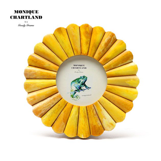 PHOTO FRAME LUCKNOW YELLOW GLOBAL FORME CONCRETE