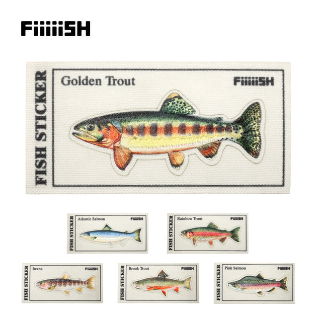 FISH EMBROIDERY STICKER（フィッシュ エンブロイダリー ステッカー）