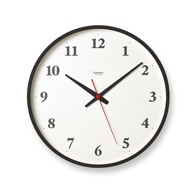 Plywood clock［電波時計］ （LC21-06W） – GLOBAL FORME CONCRETE