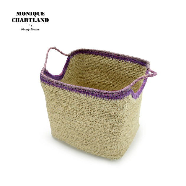 SEAGRASS STACKING BASKET SQUARE-S