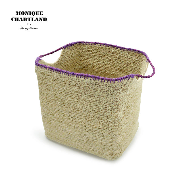 SEAGRASS STACKING BASKET SQUARE-M