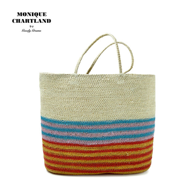 SEAGRASS TOTE BASKET CORAL