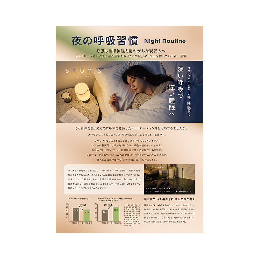 ston s用POP（夜の呼吸習慣）