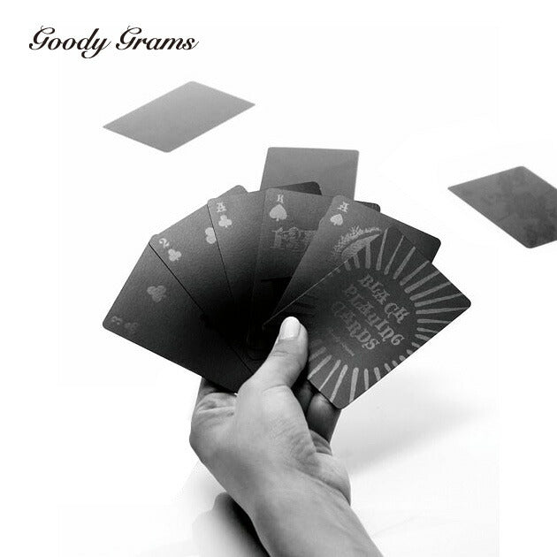 BLACK PLAYING CARDS