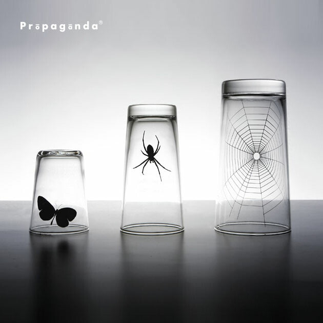 GLASS-SPIDER WEB SET